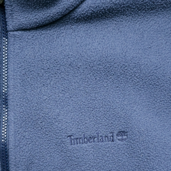 *** SOLD *** Vintage Timberland Marine Blue Full Zip Fleece Jacket - Picture 3 of 13